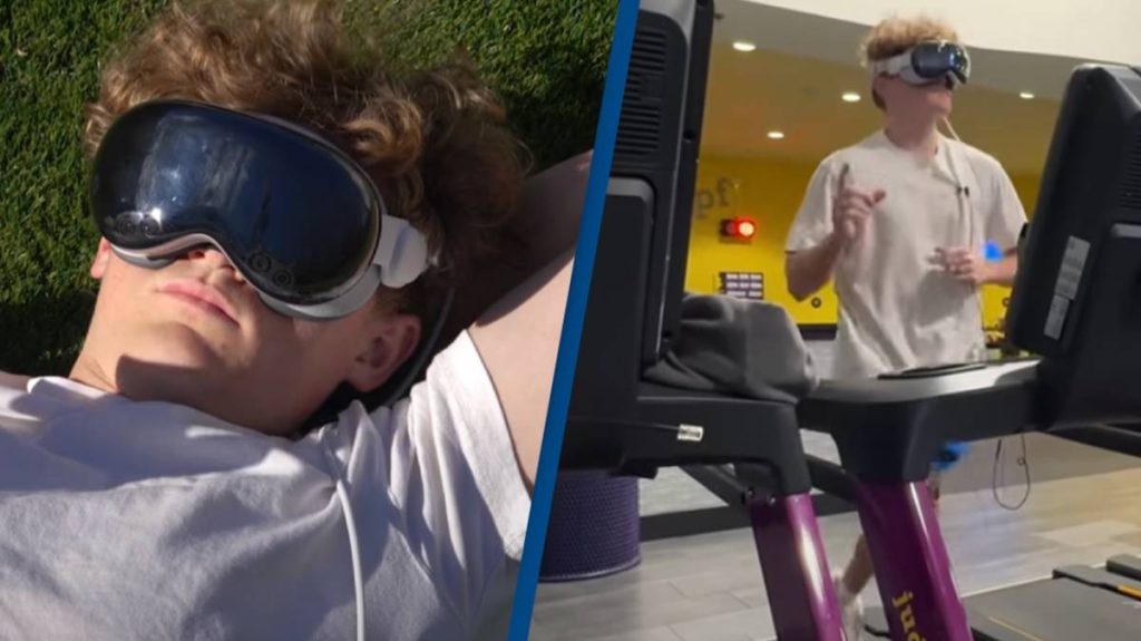 Ο YouTuber ξοδεύει 50 ώρες χρησιμοποιώντας το Apple Vision Pro χωρίς να το βγάλει Applevisionpro .png