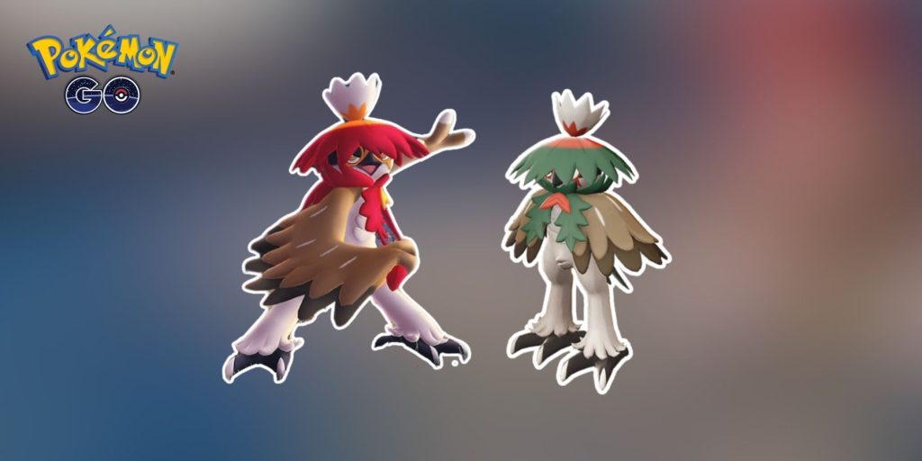 Hisuian Decidueye And Shiny Hisuian Decidueye In Pokemon Go.jpg