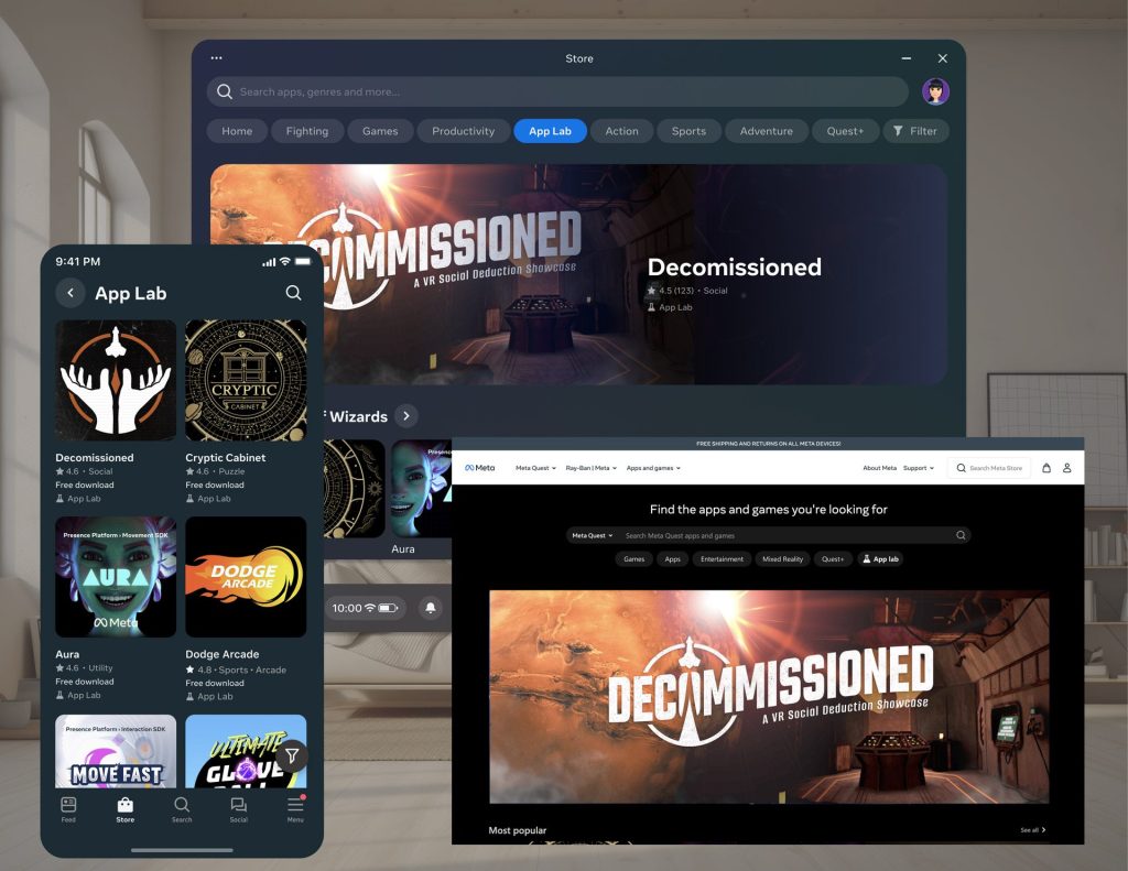 Ο αριθμός των ανιχνεύσιμων εφαρμογών Quest έχει υπερτριπλασιαστεί με τη συγχώνευση του App Lab App Lab Horizon Store.jpg