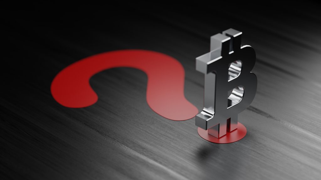 Πρόβλεψη: Το Bitcoin θα φτάσει τα $80.000 το 2024 Bitcoin Symbol On Red Question Mark.jpg